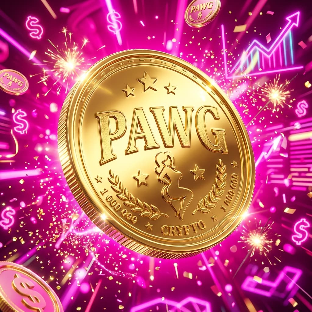 PAWGCoin 3D Gold Coin